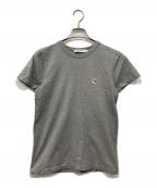 maison kitsuneメゾンキツネ）の古着「ワンポイントTシャツ」｜グレー