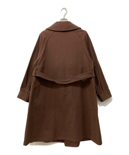 ITTY BITTY（イッティビッティ）ITTY BITTY (イッティビッティ) ラウンドバイカーコート ブラウン サイズ:3の古着・服飾アイテム