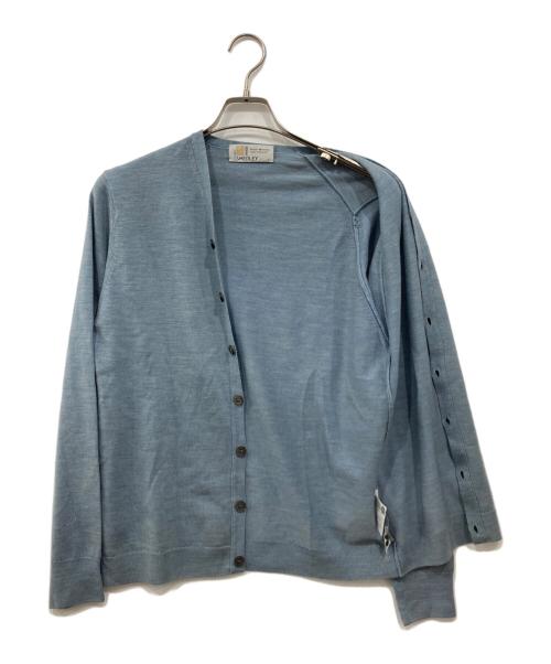 JOHN SMEDLEY（ジョンスメドレー）JOHN SMEDLEY (ジョンスメドレー) メリノウールカーディガン ブルー サイズ:Sの古着・服飾アイテム