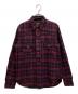 BUBO SPORT TOGS（ブーボースポーツトグス）の古着「ハンティングシャツ」｜ブラック×レッド
