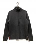 PRADA SPORTSプラダスポーツ）の古着「ハーフジップニット」｜グレー