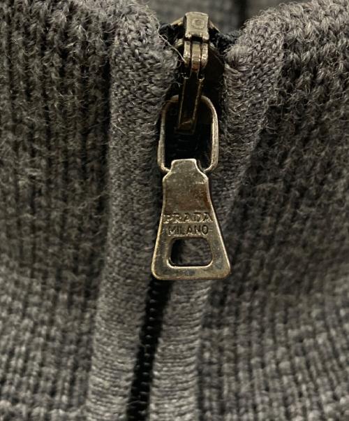 PRADA SPORTS（プラダスポーツ）PRADA SPORTS (プラダスポーツ) ハーフジップニット グレー サイズ:52の古着・服飾アイテム