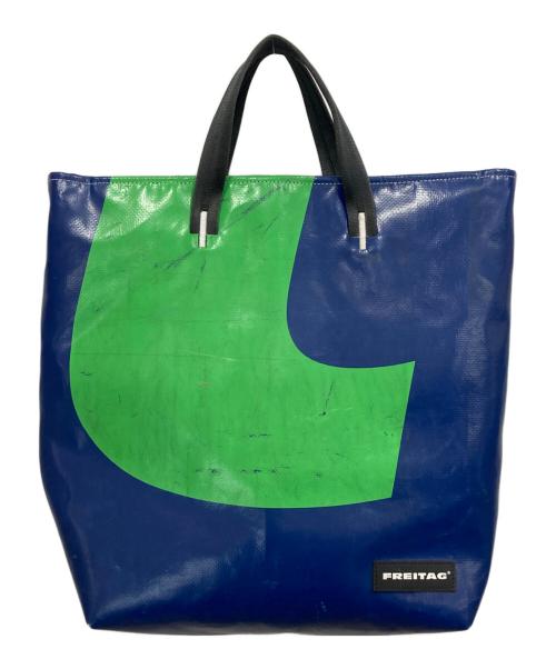 FREITAG（フライターグ）FREITAG (フライターグ) 2WAYバッグ ブルー×グリーンの古着・服飾アイテム