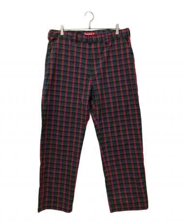 中古・古着通販】SUPREME (シュプリーム) チェックパンツ マルチカラー