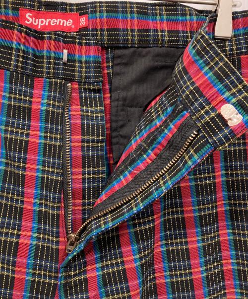 SUPREME（シュプリーム）SUPREME (シュプリーム) チェックパンツ マルチカラー サイズ:SIZE 91cm (W36)の古着・服飾アイテム