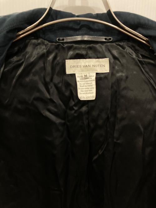 DRIES VAN NOTEN（ドリスヴァンノッテン）DRIES VAN NOTEN (ドリスヴァンノッテン) トレンチコート ネイビー サイズ:Mの古着・服飾アイテム
