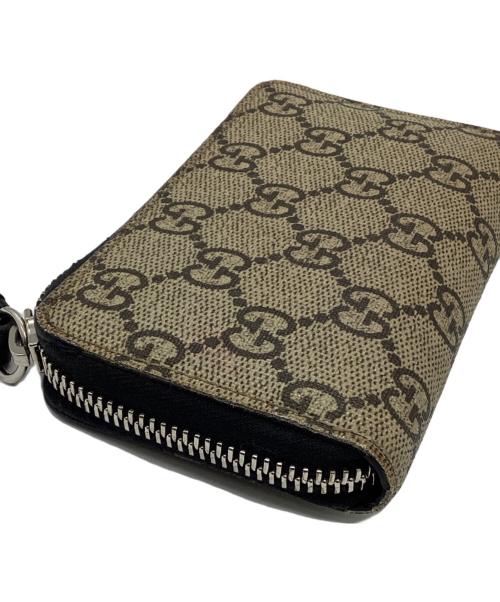 GUCCI（グッチ）GUCCI (グッチ) タイガープリント カードケース ベージュの古着・服飾アイテム