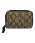 GUCCI（グッチ）の古着「タイガープリント カードケース」｜ベージュ