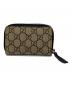 GUCCI (グッチ) タイガープリント カードケース ベージュ：20000円