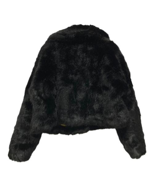 PLATEAU STUDIO（プラテウスタジオ）PLATEAU STUDIO (プラテウスタジオ) フェイクファージャケット ブラック サイズ:Freeの古着・服飾アイテム