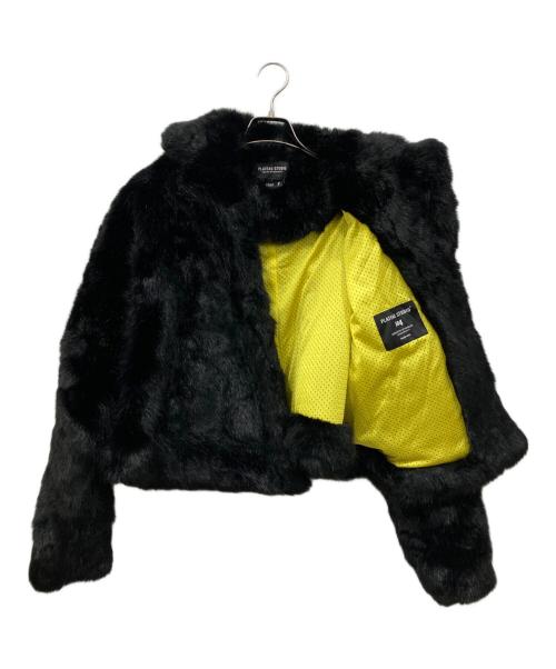 PLATEAU STUDIO（プラテウスタジオ）PLATEAU STUDIO (プラテウスタジオ) フェイクファージャケット ブラック サイズ:Freeの古着・服飾アイテム