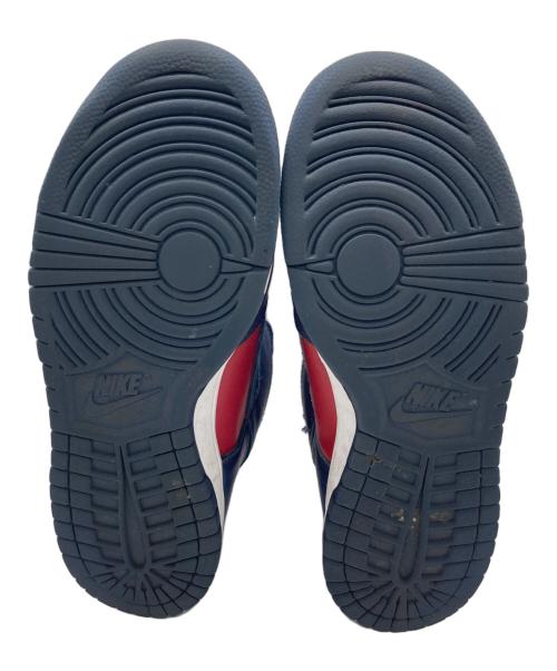 NIKE（ナイキ）NIKE (ナイキ) Supreme (シュプリーム) ハイカットスニーカー レッド×ネイビー サイズ:25㎝の古着・服飾アイテム