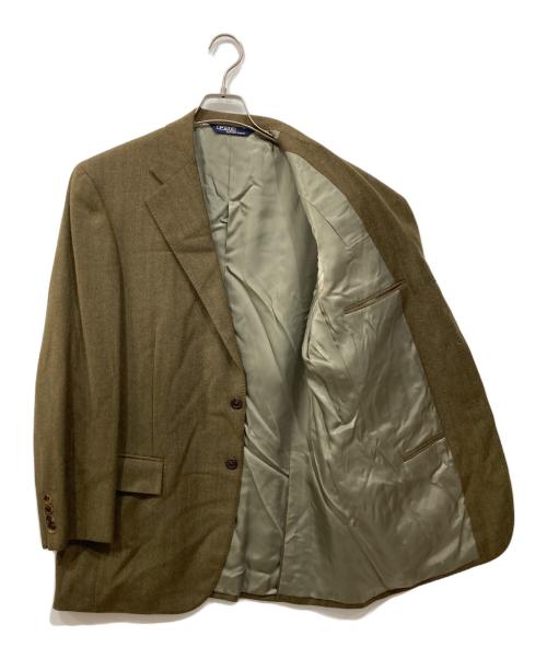 POLO RALPH LAUREN（ポロ・ラルフローレン）POLO RALPH LAUREN (ポロ・ラルフローレン) ウールテーラードジャケット ブラウン サイズ:C96-W86-T175 AB6の古着・服飾アイテム