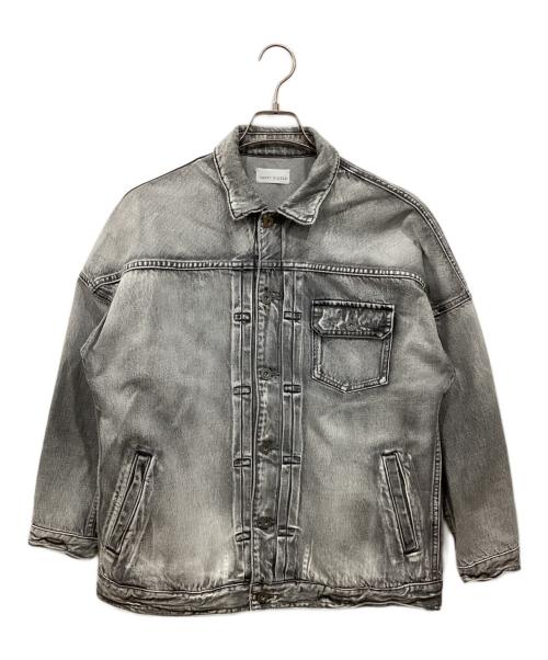 upper hights（アッパーハイツ）upper hights (アッパーハイツ) ルーズフィットデニムジャケット グレーの古着・服飾アイテム