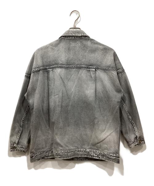 upper hights（アッパーハイツ）upper hights (アッパーハイツ) ルーズフィットデニムジャケット グレーの古着・服飾アイテム