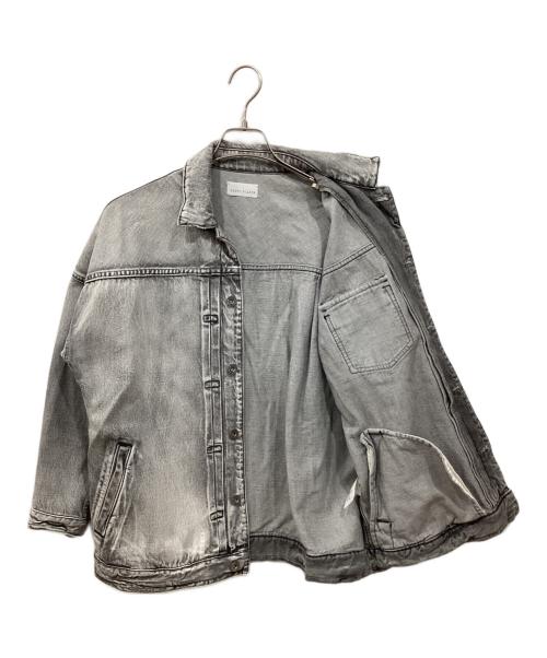 upper hights（アッパーハイツ）upper hights (アッパーハイツ) ルーズフィットデニムジャケット グレーの古着・服飾アイテム