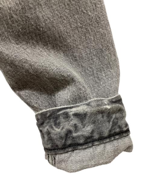 upper hights（アッパーハイツ）upper hights (アッパーハイツ) ルーズフィットデニムジャケット グレーの古着・服飾アイテム