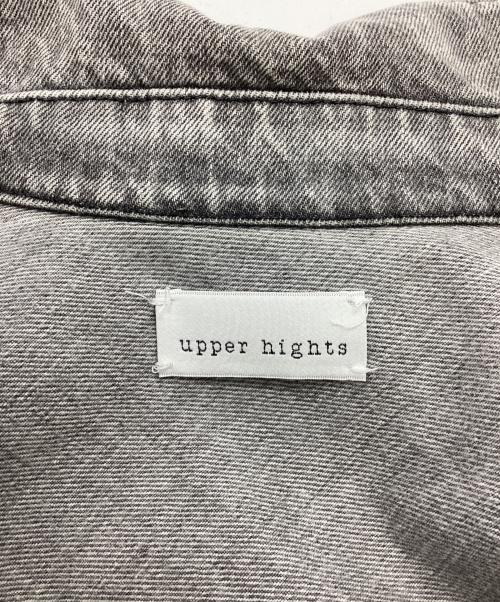 upper hights（アッパーハイツ）upper hights (アッパーハイツ) ルーズフィットデニムジャケット グレーの古着・服飾アイテム