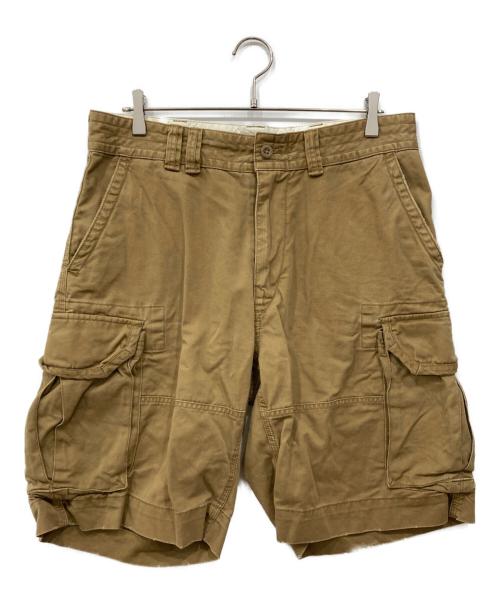 POLO RALPH LAUREN（ポロ・ラルフローレン）POLO RALPH LAUREN (ポロ・ラルフローレン) ハーフカーゴパンツ ベージュ サイズ:34の古着・服飾アイテム