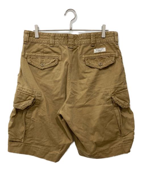 POLO RALPH LAUREN（ポロ・ラルフローレン）POLO RALPH LAUREN (ポロ・ラルフローレン) ハーフカーゴパンツ ベージュ サイズ:34の古着・服飾アイテム
