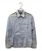 JUNYA WATANABE MANジュンヤワタナベマン）の古着「切替シャツ」｜ブルー