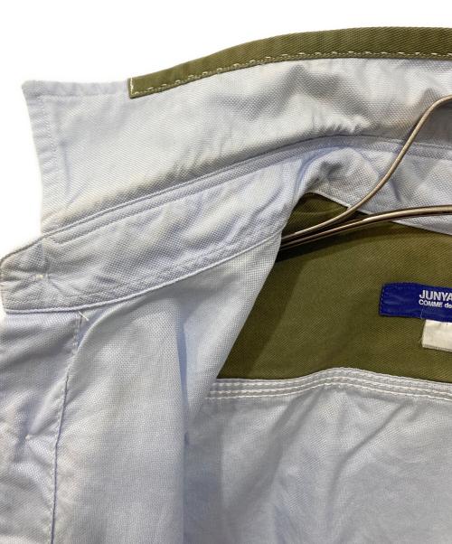 JUNYA WATANABE MAN（ジュンヤワタナベマン）JUNYA WATANABE MAN (ジュンヤワタナベマン) 切替シャツ ブルー サイズ:Sの古着・服飾アイテム