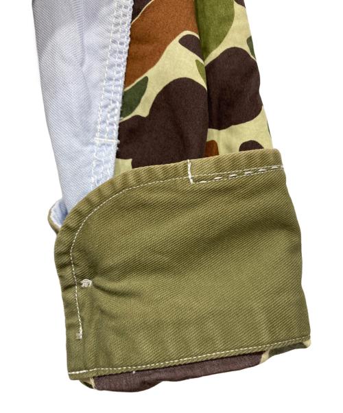 JUNYA WATANABE MAN（ジュンヤワタナベマン）JUNYA WATANABE MAN (ジュンヤワタナベマン) 切替シャツ ブルー サイズ:Sの古着・服飾アイテム