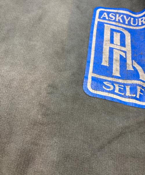 askyurself（アスクユアセルフ）askyurself (アスクユアセルフ) クルーネックスウェット グレー サイズ:Mの古着・服飾アイテム