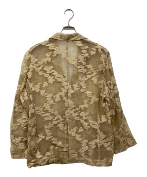 CLANE（クラネ）CLANE (クラネ) フラワーシアージャガードジャケット ベージュ サイズ:1の古着・服飾アイテム
