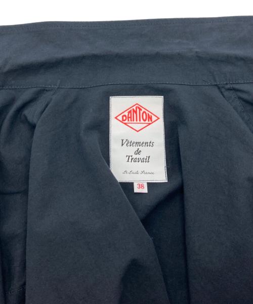 DANTON（ダントン）DANTON (ダントン) コットンリネンカバーオールシャツ ネイビー サイズ:38の古着・服飾アイテム