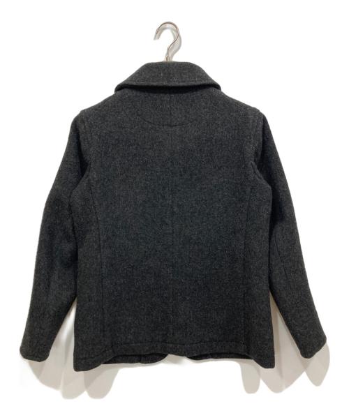 DANTON（ダントン）DANTON (ダントン) 丸襟ウールモッサジャケット グレー サイズ:38の古着・服飾アイテム