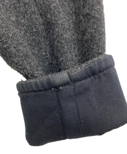 DANTON（ダントン）DANTON (ダントン) 丸襟ウールモッサジャケット グレー サイズ:38の古着・服飾アイテム