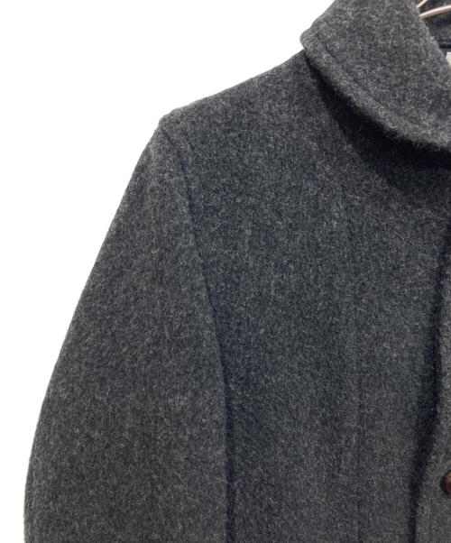 DANTON（ダントン）DANTON (ダントン) 丸襟ウールモッサジャケット グレー サイズ:38の古着・服飾アイテム