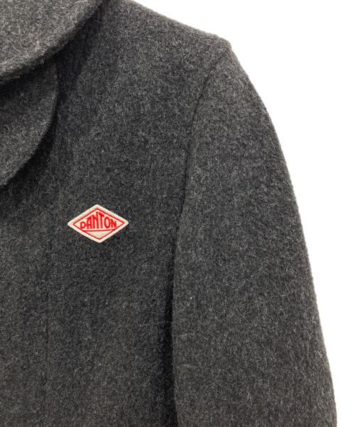 DANTON（ダントン）DANTON (ダントン) 丸襟ウールモッサジャケット グレー サイズ:38の古着・服飾アイテム