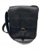 IL BISONTEイル ビゾンテ）の古着「レザーショルダーバッグ」｜ブラック