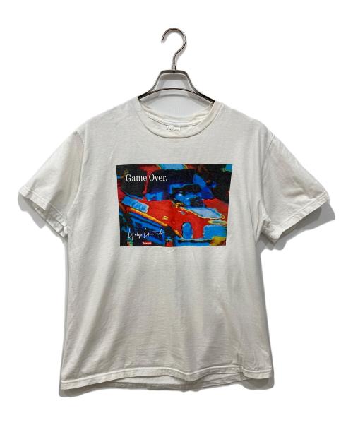 SUPREME（シュプリーム）SUPREME (シュプリーム) YOHJI YAMAMOTO (ヨウジヤマモト) GAMEOVER プリントTシャツ ホワイト サイズ:Mの古着・服飾アイテム