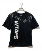 WTAPSダブルタップス）の古着「プリントTシャツ」｜ブラック