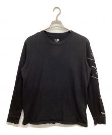 New Era×YOHJI YAMAMOTO（ニューエラ×ヨウジヤマモト）の古着「ロングスリーブカットソー」｜ブラック