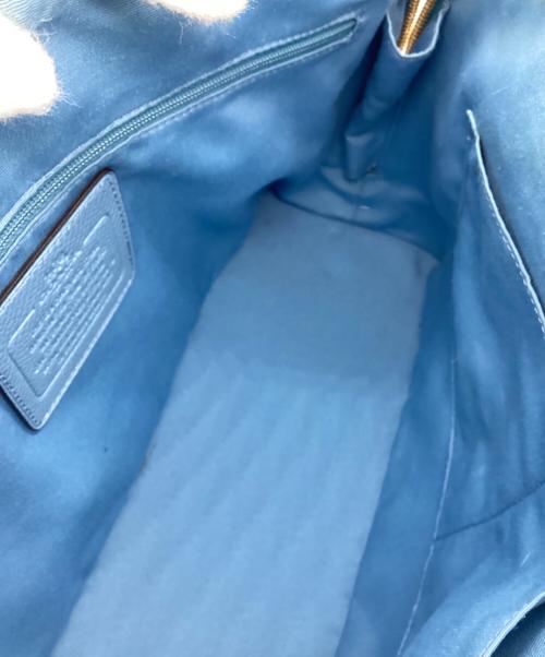 COACH（コーチ）COACH (コーチ) 2WAYバッグ ブルーの古着・服飾アイテム