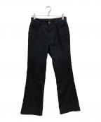 Needlesニードルズ）の古着「ポリエステルブーツカットパンツ」｜ブラック