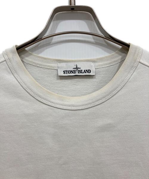 STONE ISLAND（ストーンアイランド）STONE ISLAND (ストーンアイランド) ロングスリーブカットソー ホワイト サイズ:Sの古着・服飾アイテム