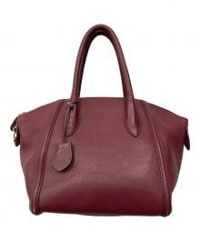 MACKINTOSH LONDON（マッキントッシュ ロンドン）の古着「レザートートバッグ」｜レッド