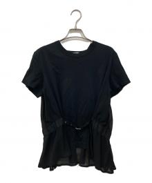 noir kei ninomiya（ノワール ケイ ニノミヤ）の古着「レイヤードTシャツ」｜ブラック