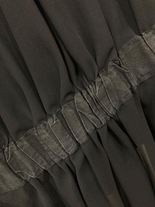 noir kei ninomiya（ノワール ケイ ニノミヤ）noir kei ninomiya (ノワール ケイ ニノミヤ) レイヤードTシャツ ブラック サイズ:Sの古着・服飾アイテム