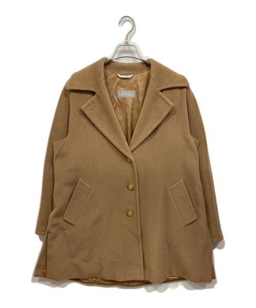 MaxMara（マックスマーラ）MaxMara (マックスマーラ) ウールチェスターコート ブラウン サイズ:40の古着・服飾アイテム