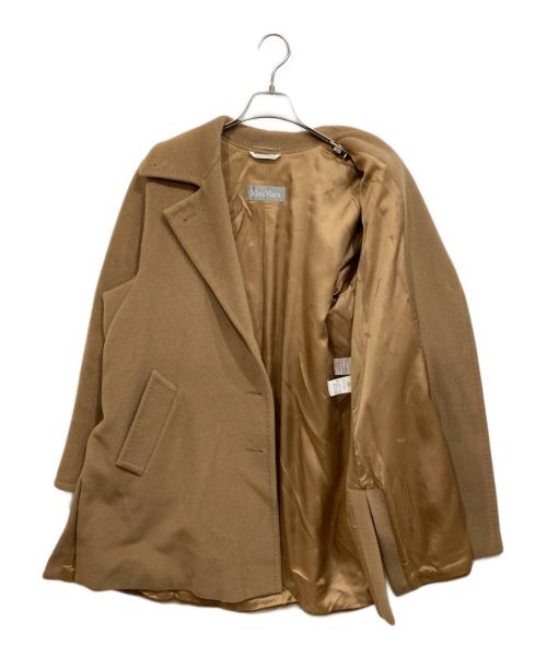 MaxMara（マックスマーラ）MaxMara (マックスマーラ) ウールチェスターコート ブラウン サイズ:40の古着・服飾アイテム