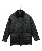 BLACK LABEL CRESTBRIDGEブラックレーベル クレストブリッジ）の古着「キルティングジャケット」｜ブラック