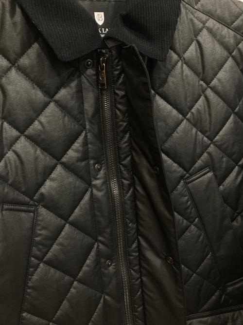 BLACK LABEL CRESTBRIDGE（ブラックレーベル クレストブリッジ）BLACK LABEL CRESTBRIDGE (ブラックレーベル クレストブリッジ) キルティングジャケット ブラック サイズ:Mの古着・服飾アイテム