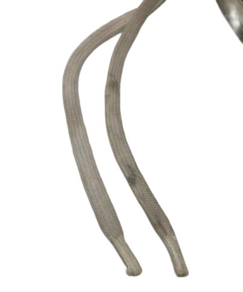 MIU MIU（ミュウミュウ）MIU MIU (ミュウミュウ) メタルトゥハイカットスニーカー ブラック×シルバー サイズ:38の古着・服飾アイテム