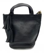 IL BISONTEイル ビゾンテ）の古着「2WAYショルダーバッグ」｜ブラック